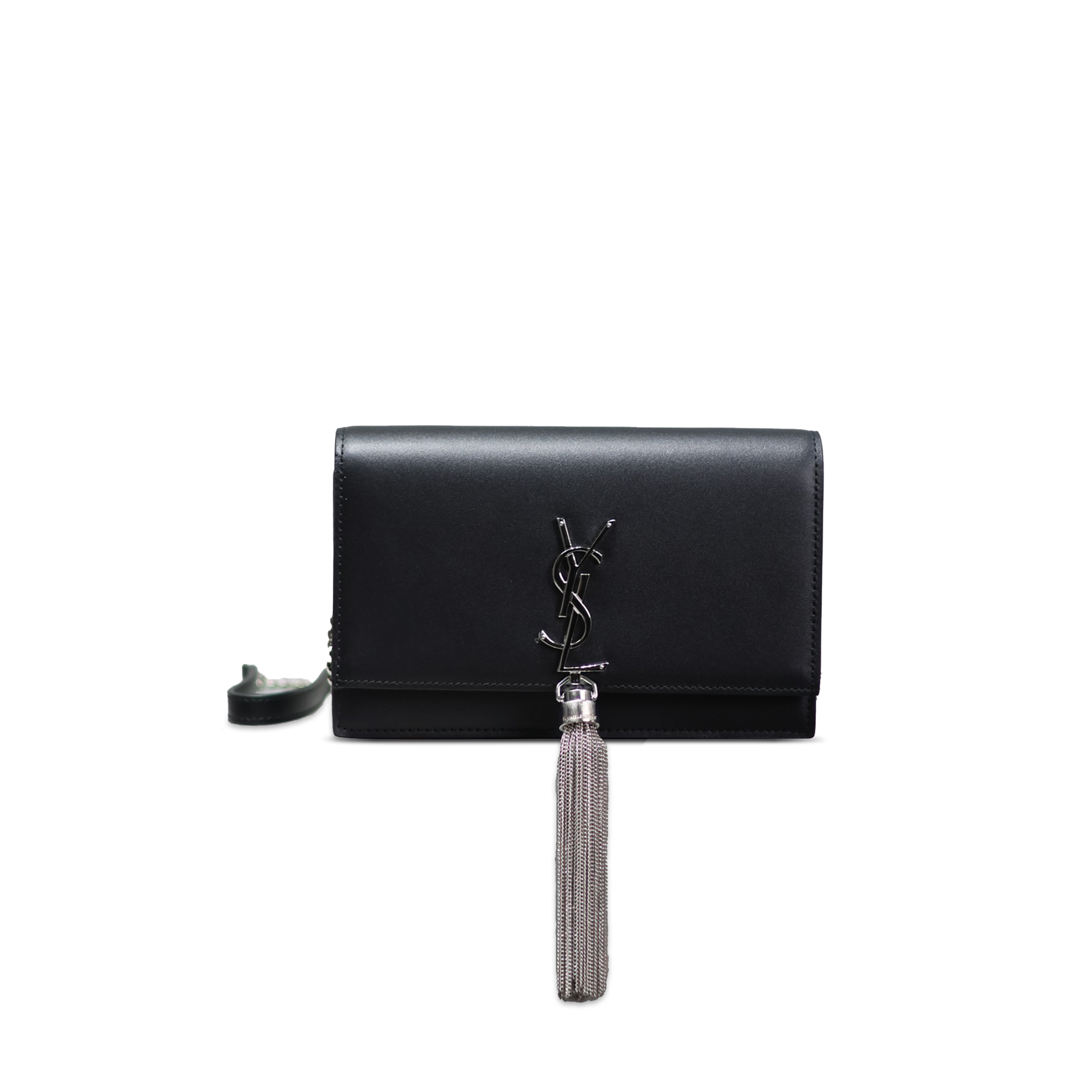 YSL KATE TASSEL SILVER CHAIN CHAIN CROSSBODY BAG TCT3541190518 (20*12.5*4cm)